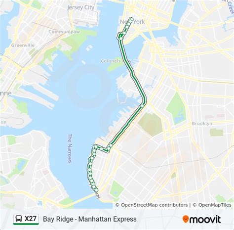 Under the proposed <strong>route</strong>, that would increase to 1,560 feet. . X27 bus route